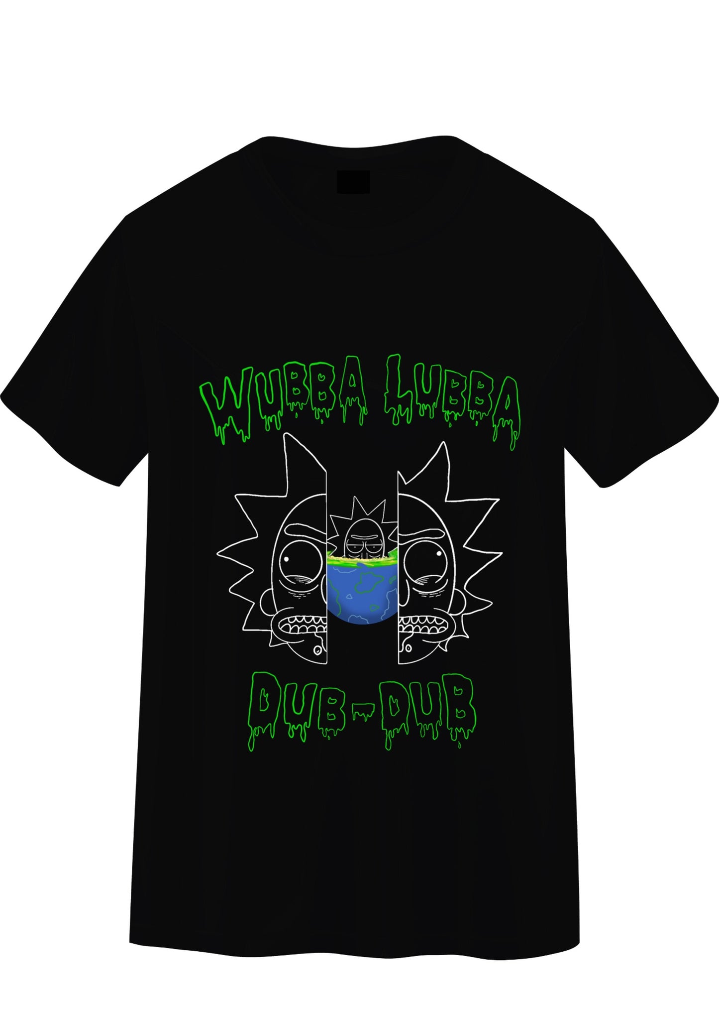 Black dub_dub oversized t-shirt