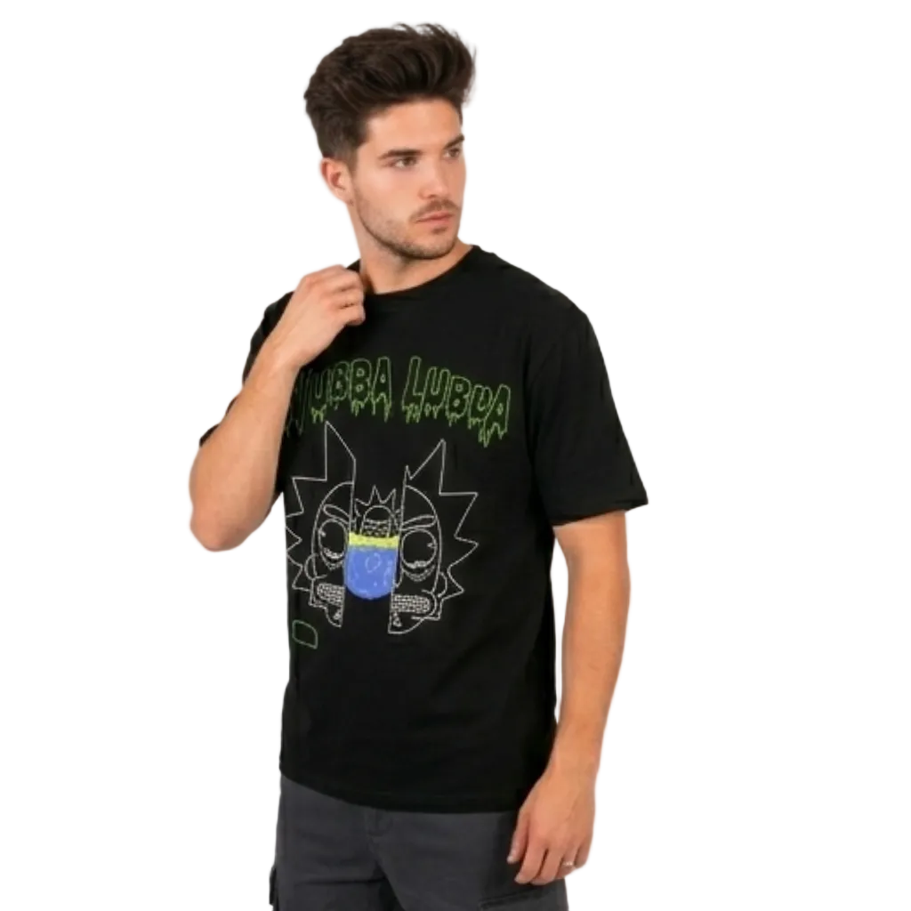 Black dub_dub oversized t-shirt MEN