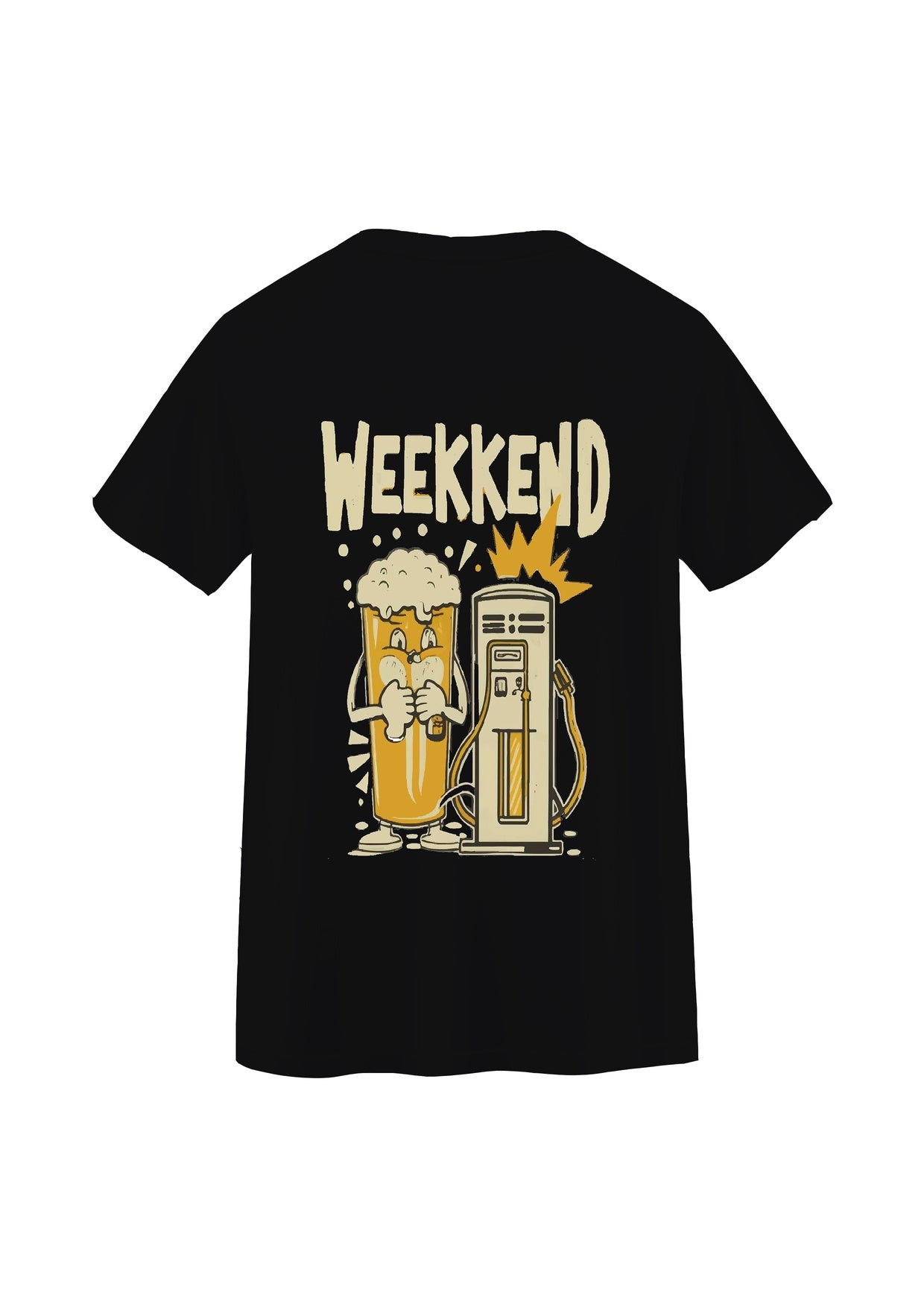 Weekend black oversized t-shirt