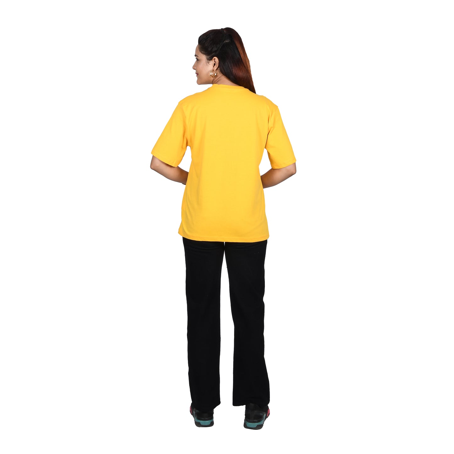 Yellow make the Move oversized t-shirt WOMEN