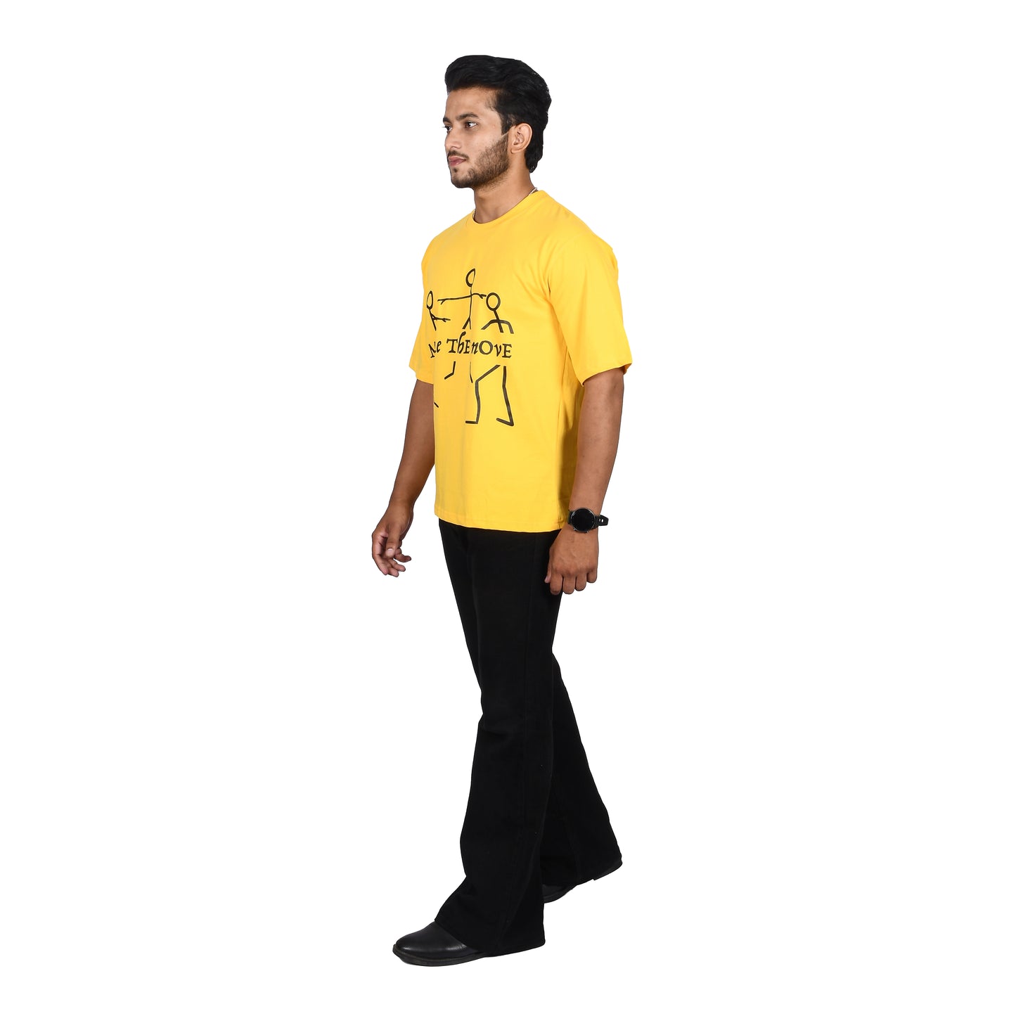 Yellow make the Move oversized t-shirt