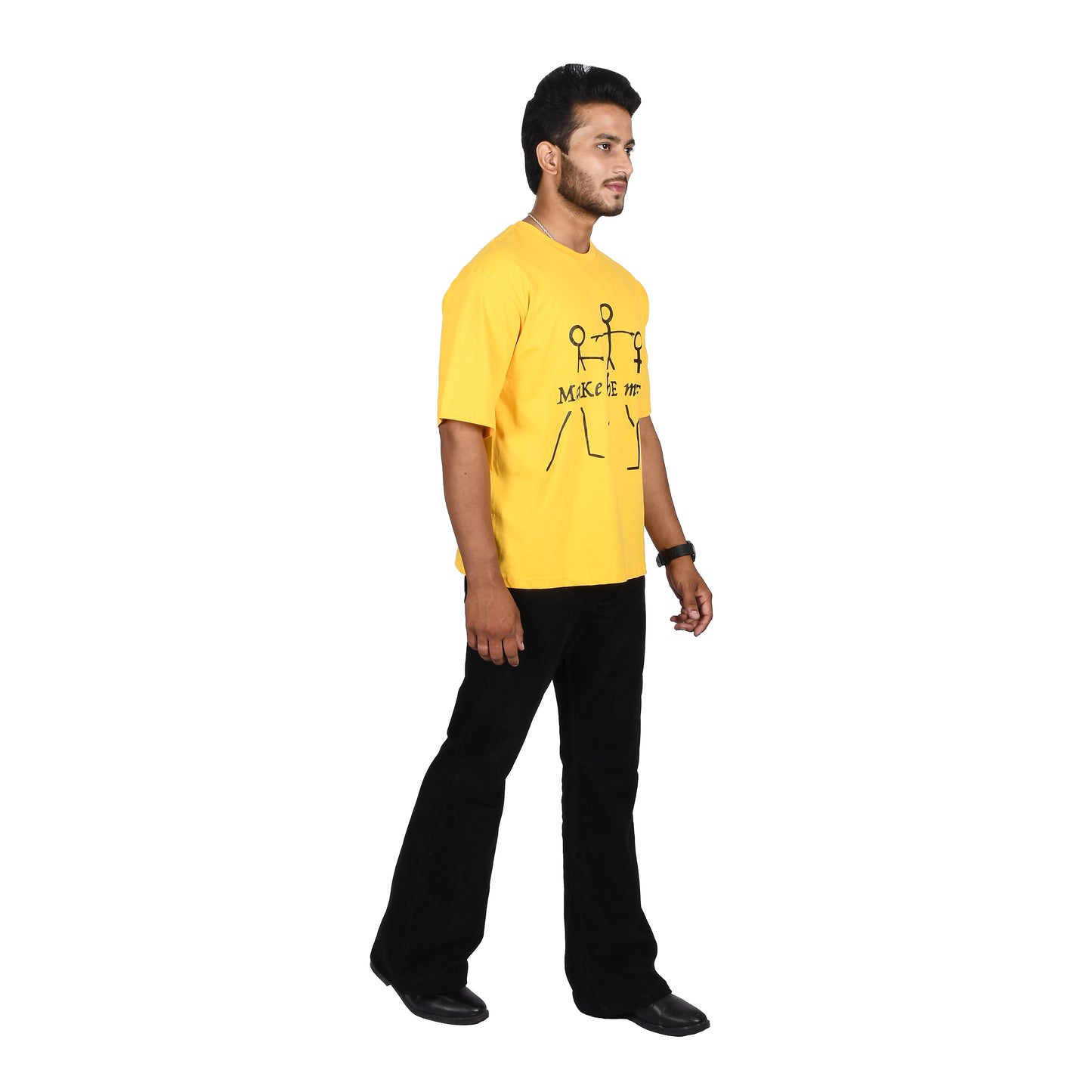 Yellow make the Move oversized t-shirt