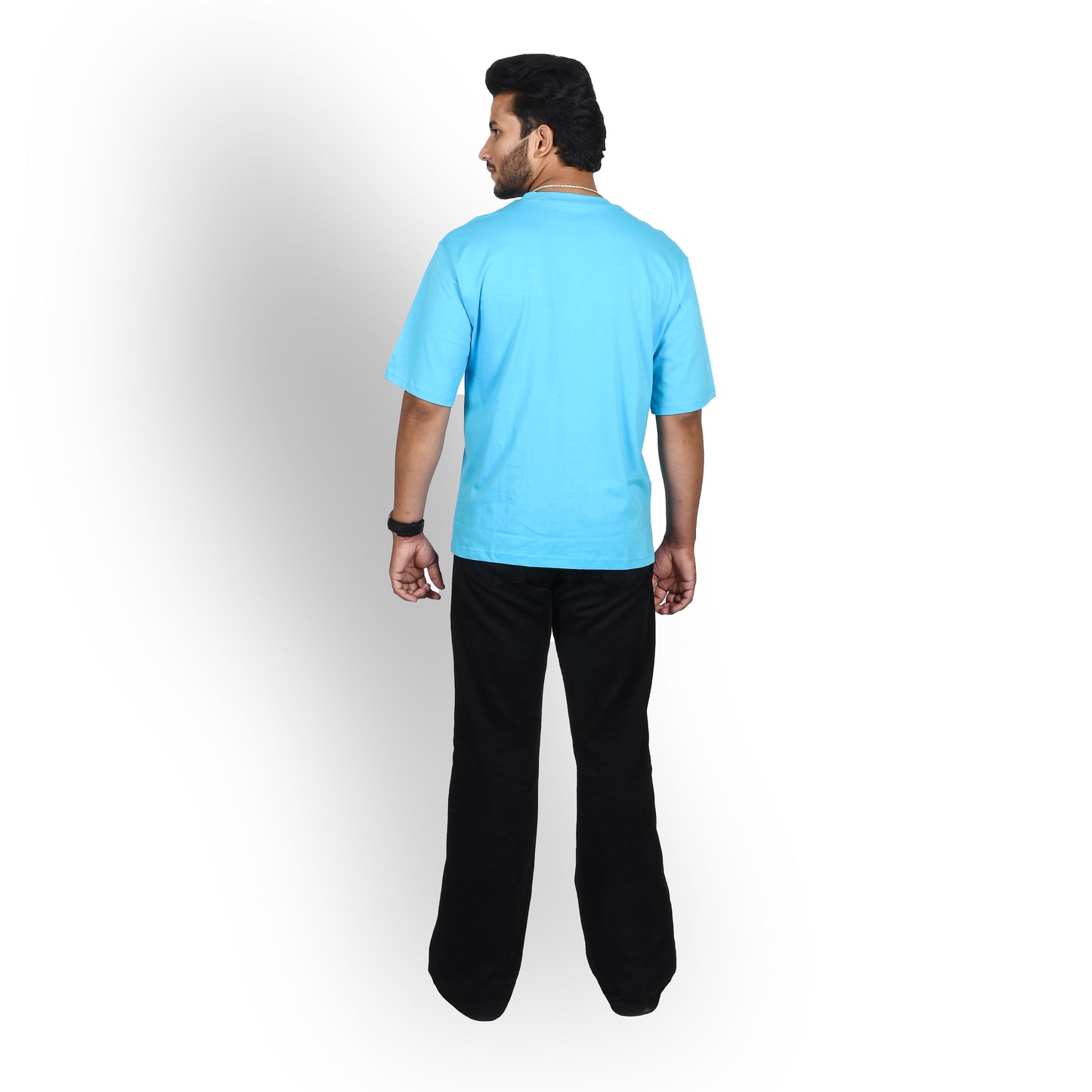 Cerulean blue oversized t-shirt