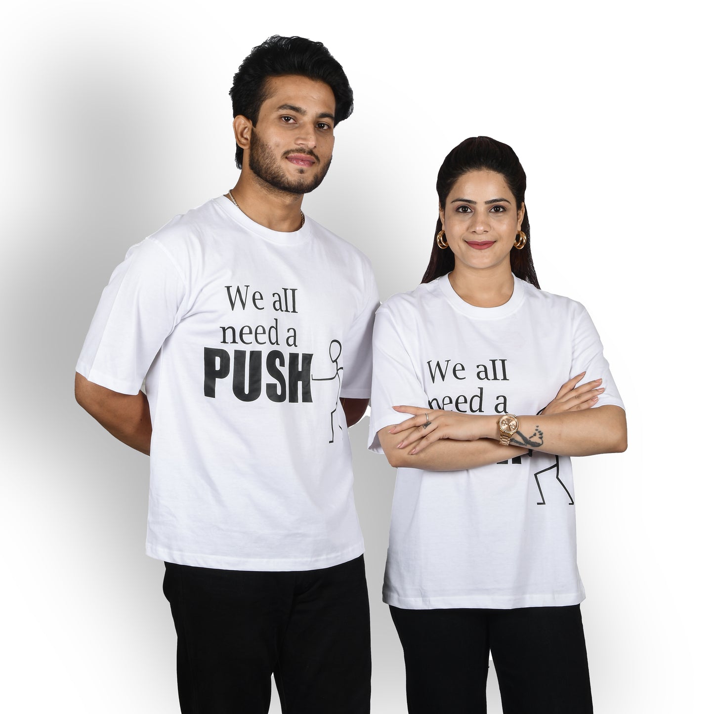 We all need a push oversized t-shirt