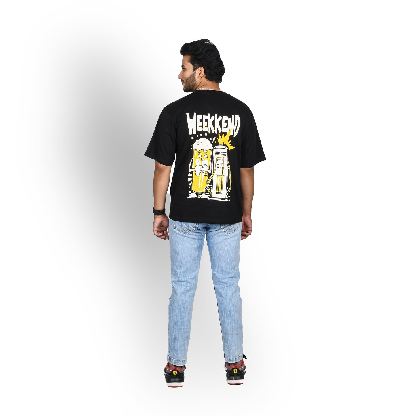 Weekend black oversized t-shirt