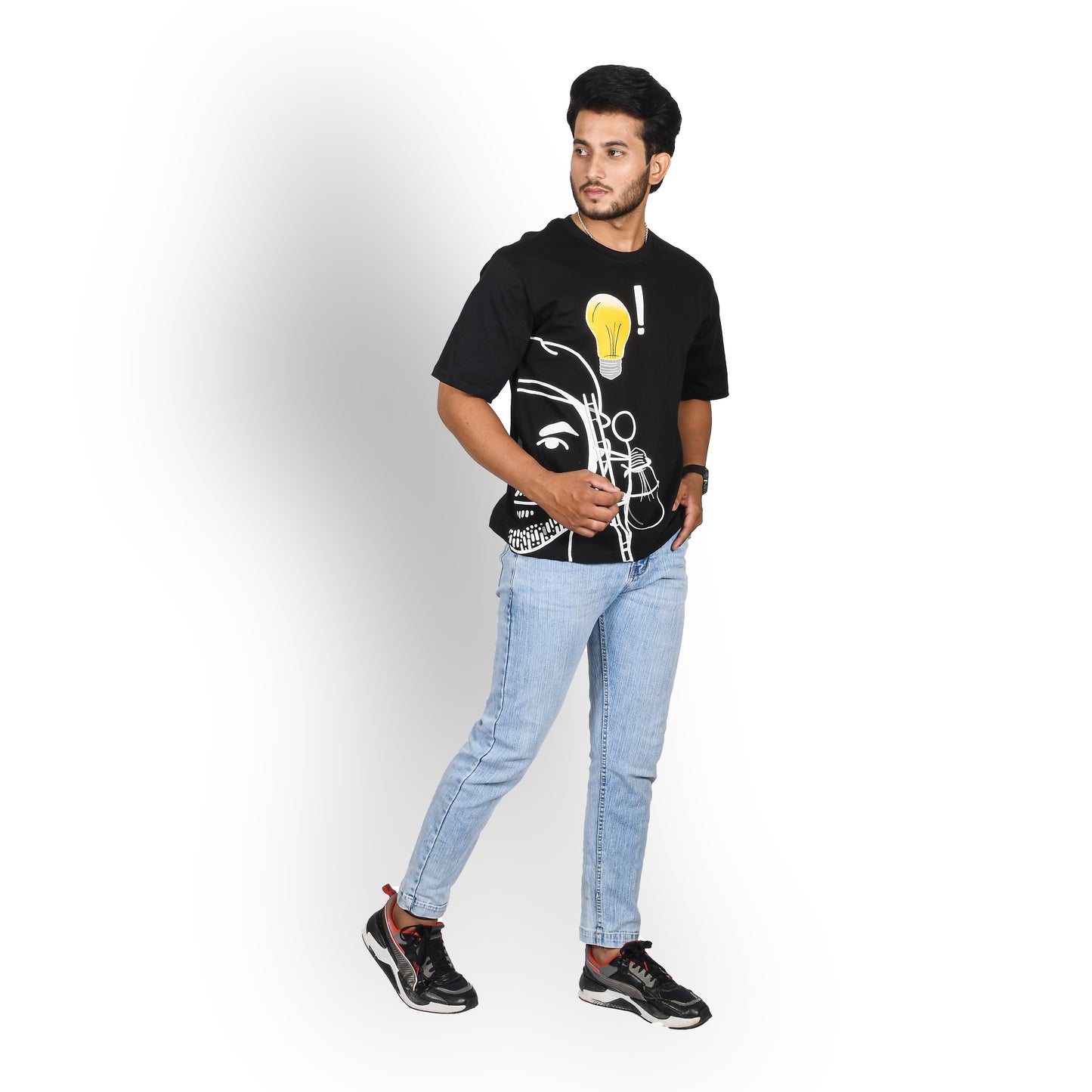 Thinkers Black oversized t-shirt