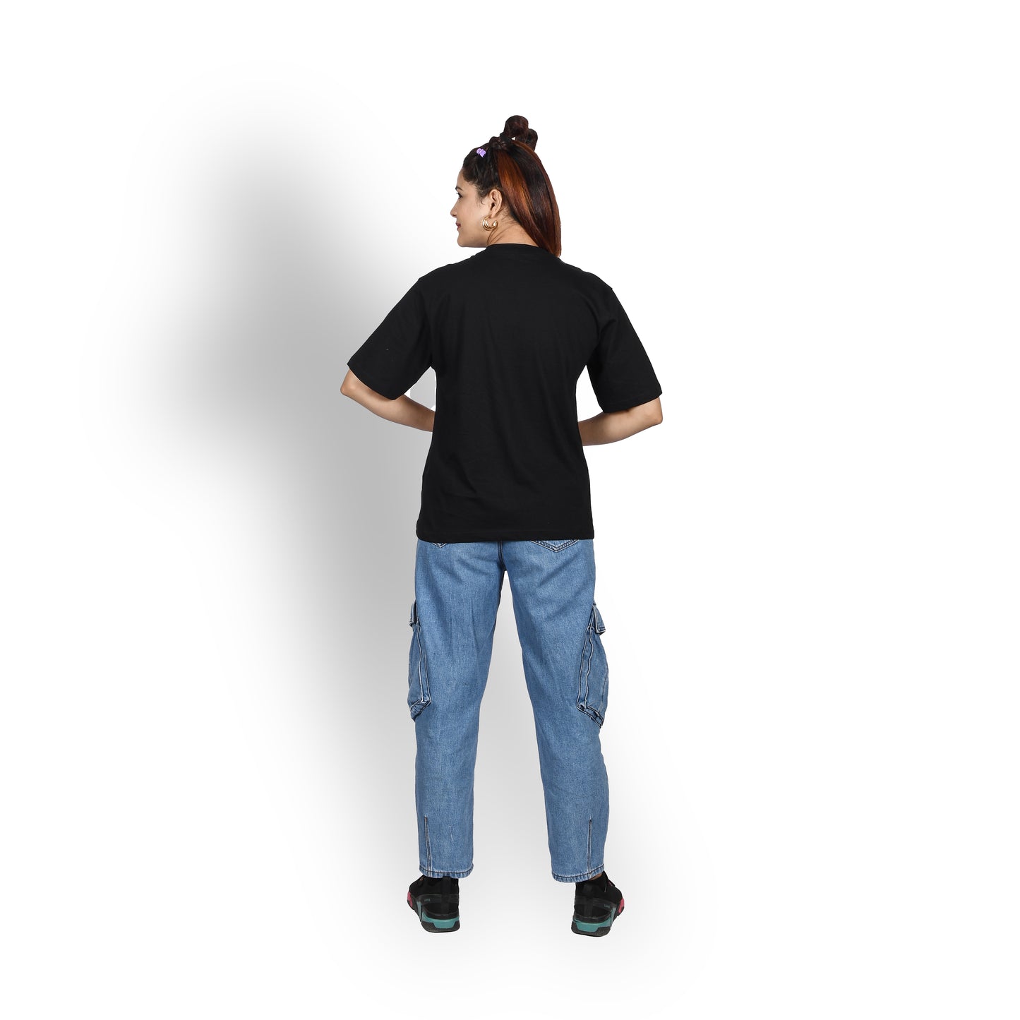 Black dub_dub oversized t-shirt