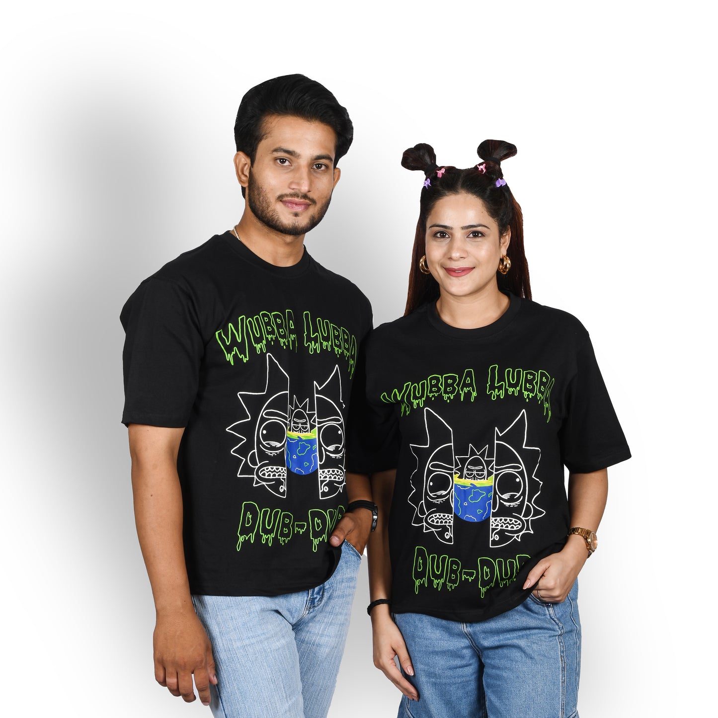 Black dub_dub oversized t-shirt