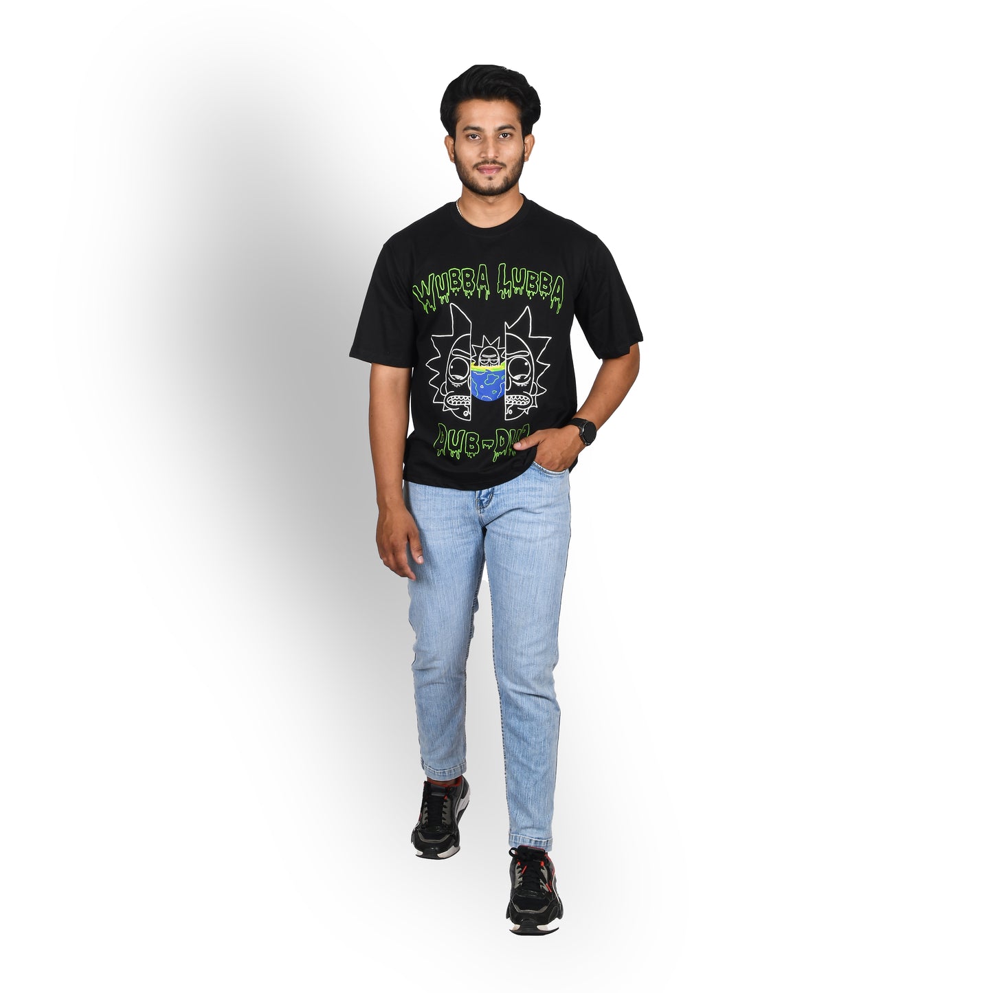 Black dub_dub oversized t-shirt