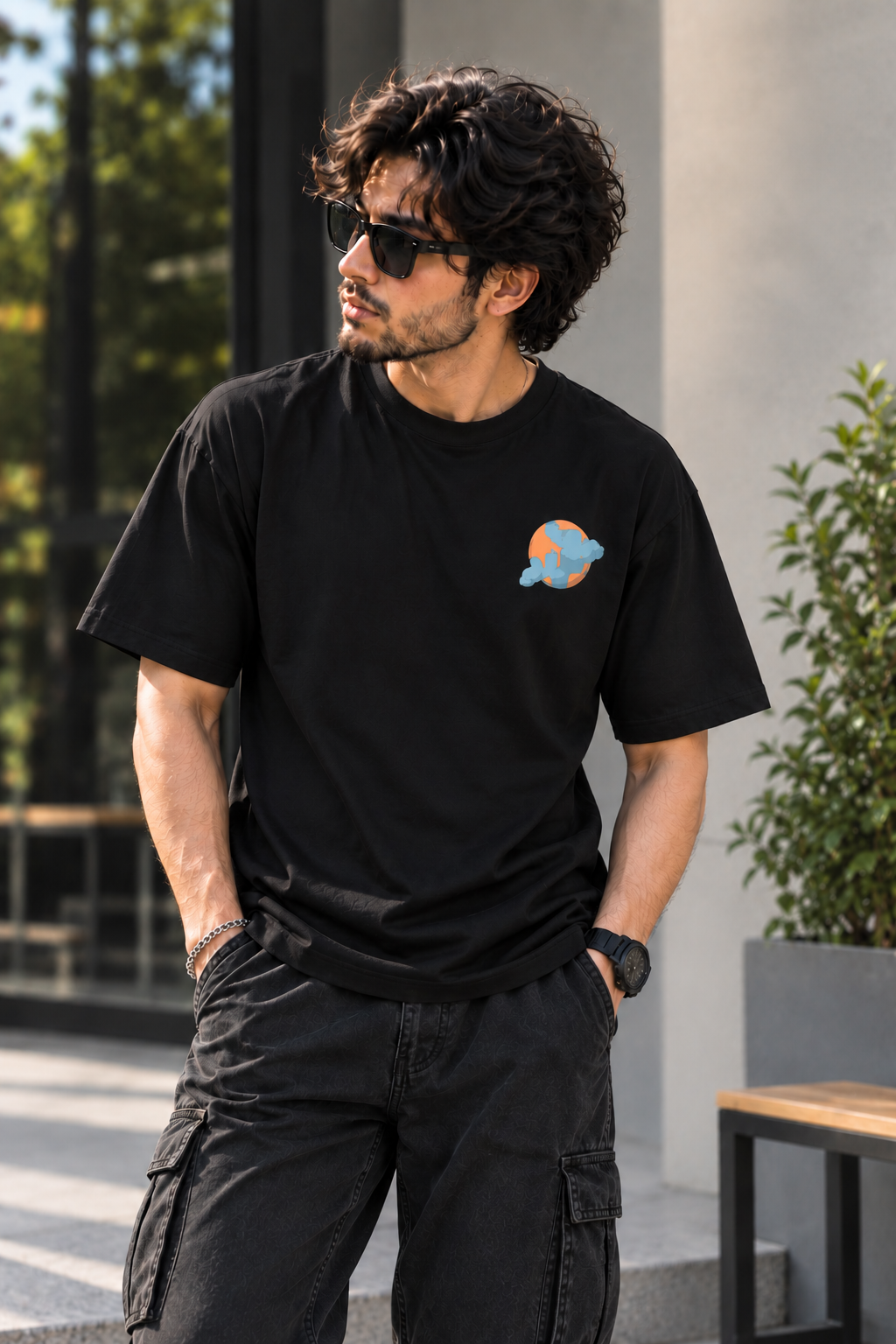 Black I need my  Space oversized