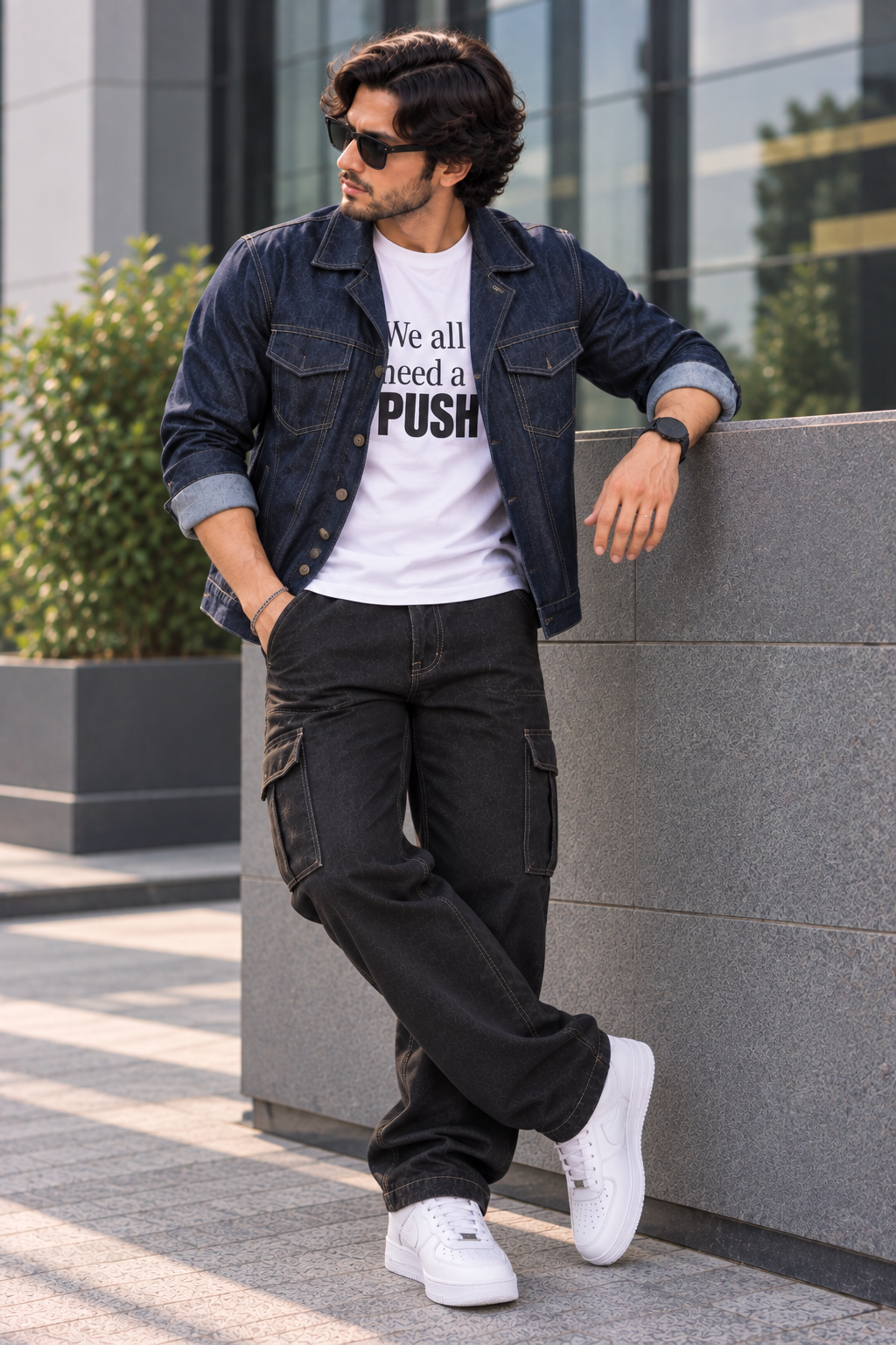 DENIM JACKET BLUE MEN