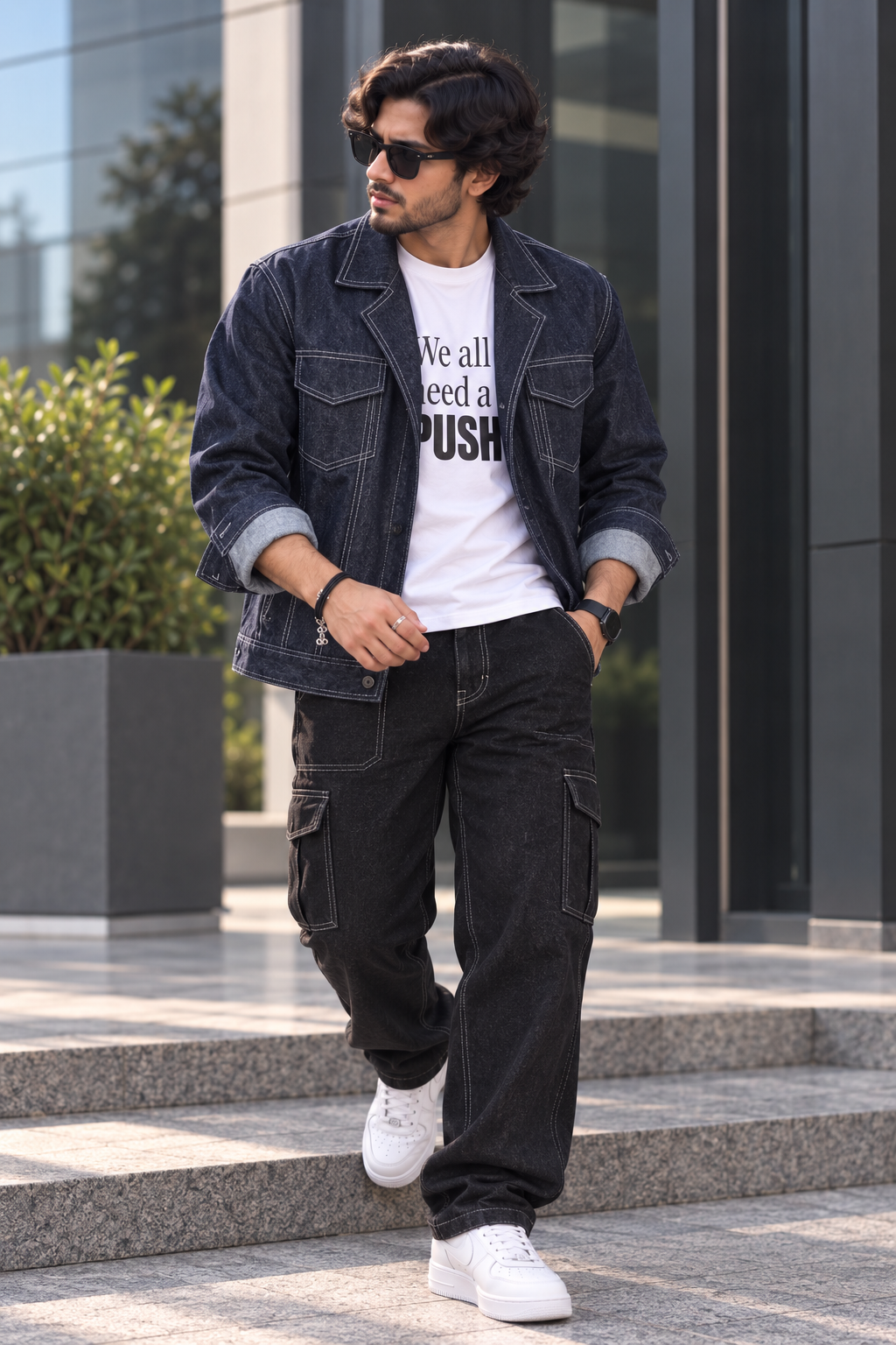DENIM JACKET BLUE MEN
