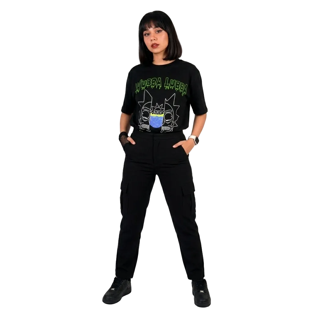Black dub_dub oversized t-shirt  WOMEN