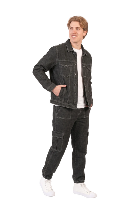 BLACK DENIM JACKET