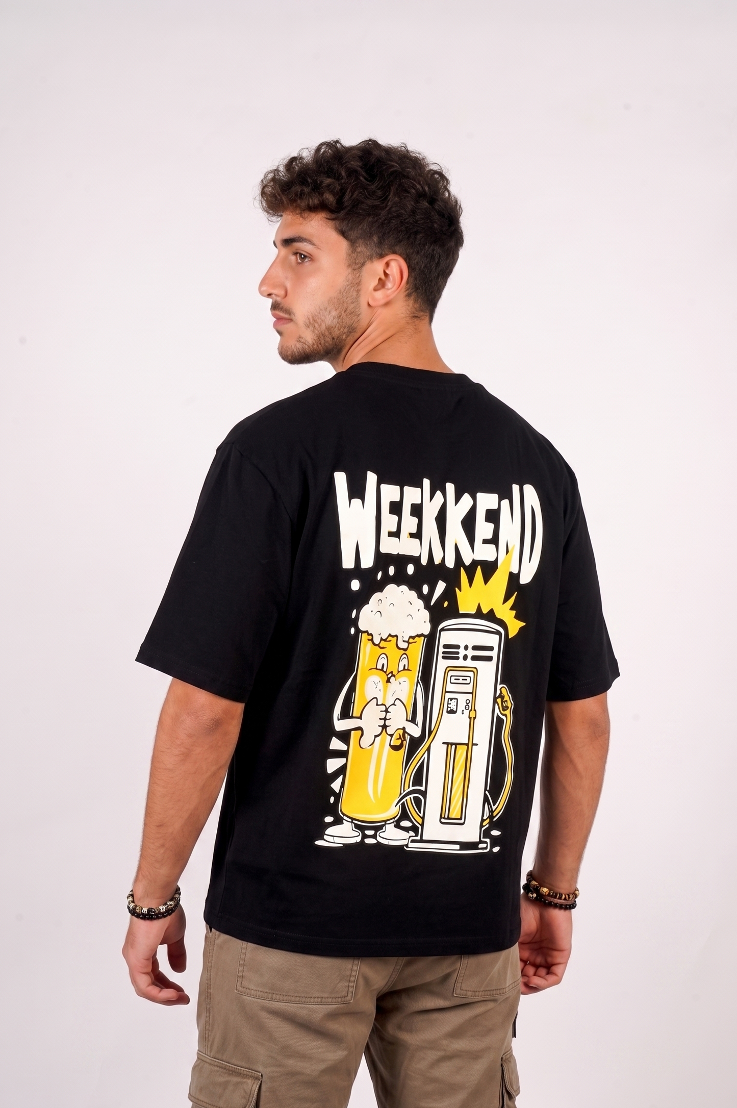 Weekend black oversized t-shirt