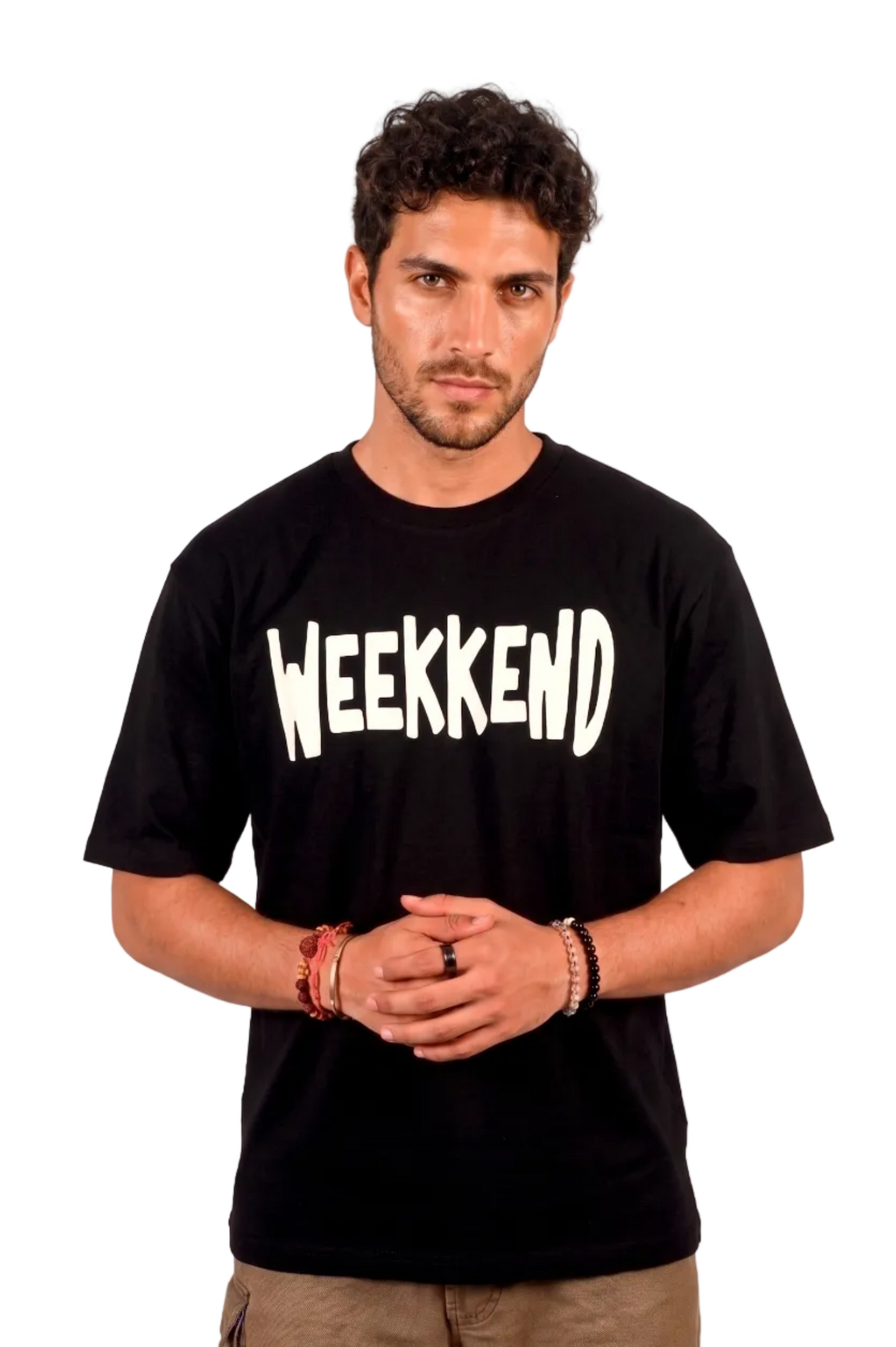 Weekend black oversized t-shirt