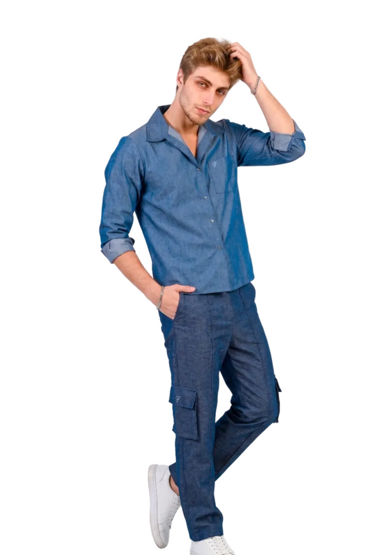 DENIM CORD- SET