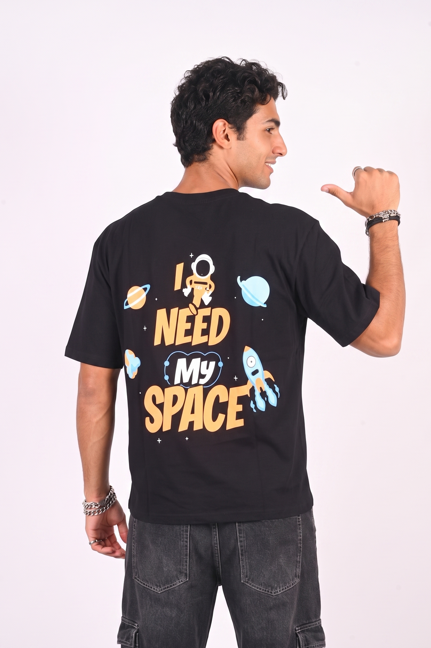Black I need my  Space oversized