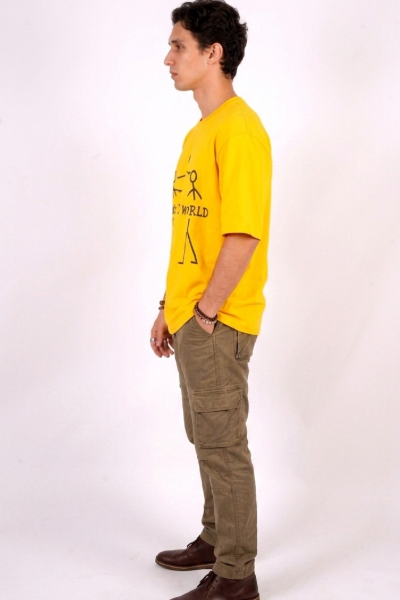 Yellow make the Move oversized t-shirt