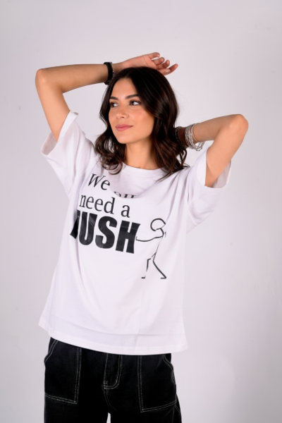We all need a push oversized t-shirt