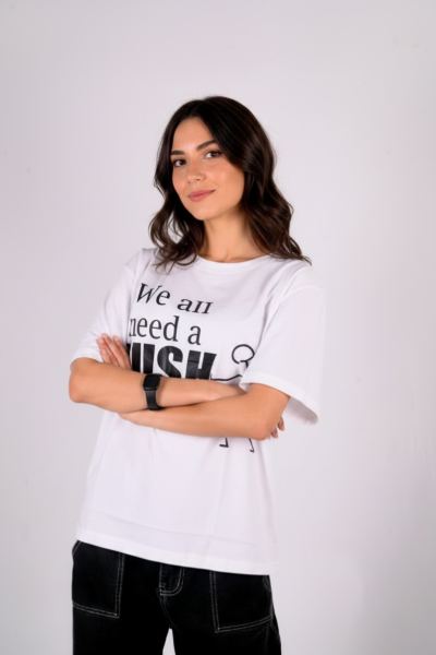 We all need a push oversized t-shirt