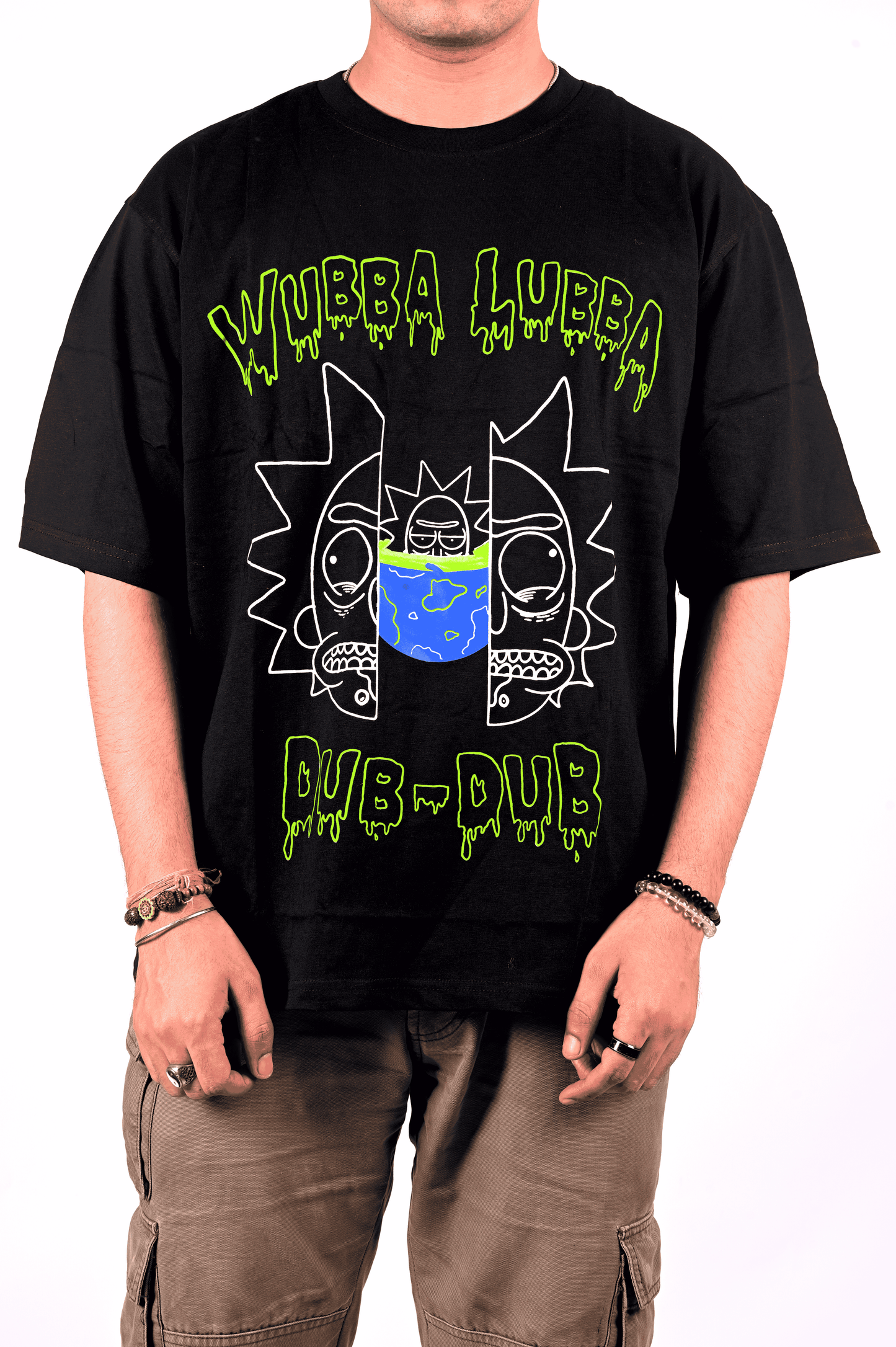 Black dub_dub oversized t-shirt MEN