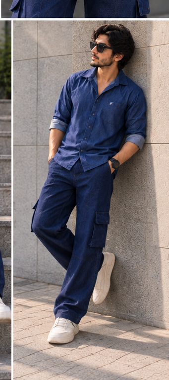 DENIM CORD- SET